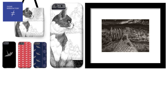 sugarmanufactory 商品 アートインテリア　iponecase BAG バッグ　art iInterior