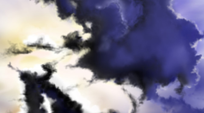 test sketch sky　空　雲　テスト